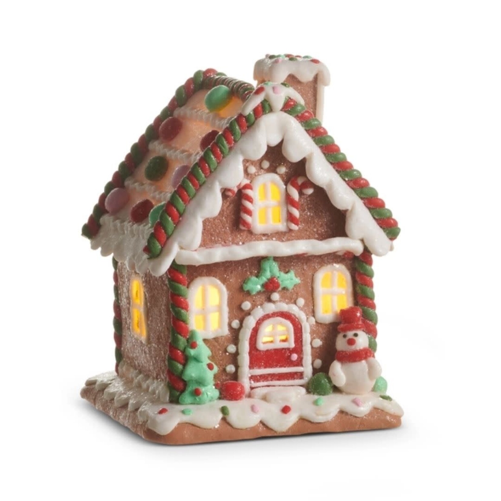 m. lynne designs 7" lighted gingerbread house