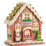 m. lynne designs lighted bakery gingerbread house