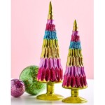 m. lynne designs multicolor glittered glass tree