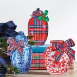 m. lynne designs dressed in plaid chinoiserie acrylic