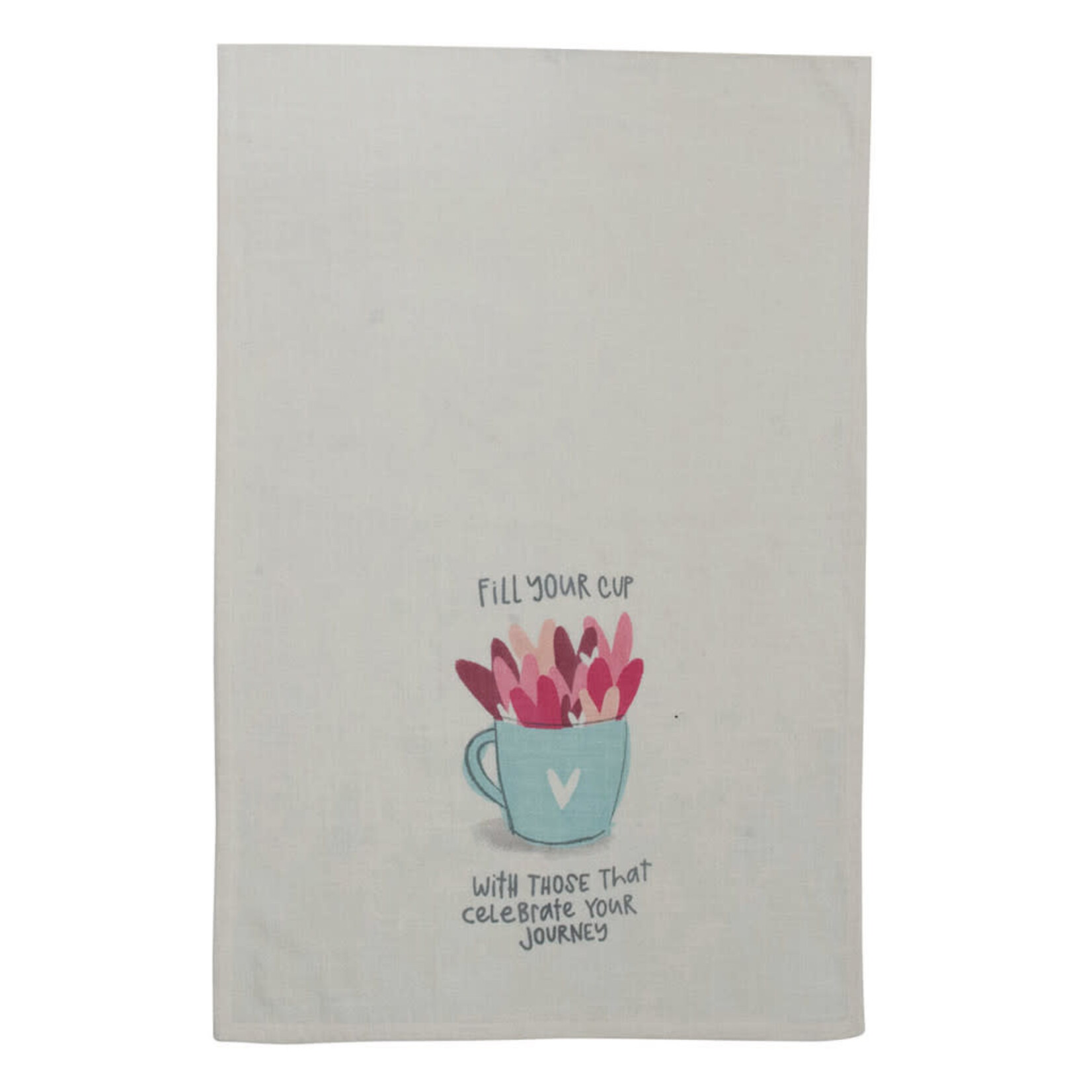 m. lynne designs cotton slub tea towel