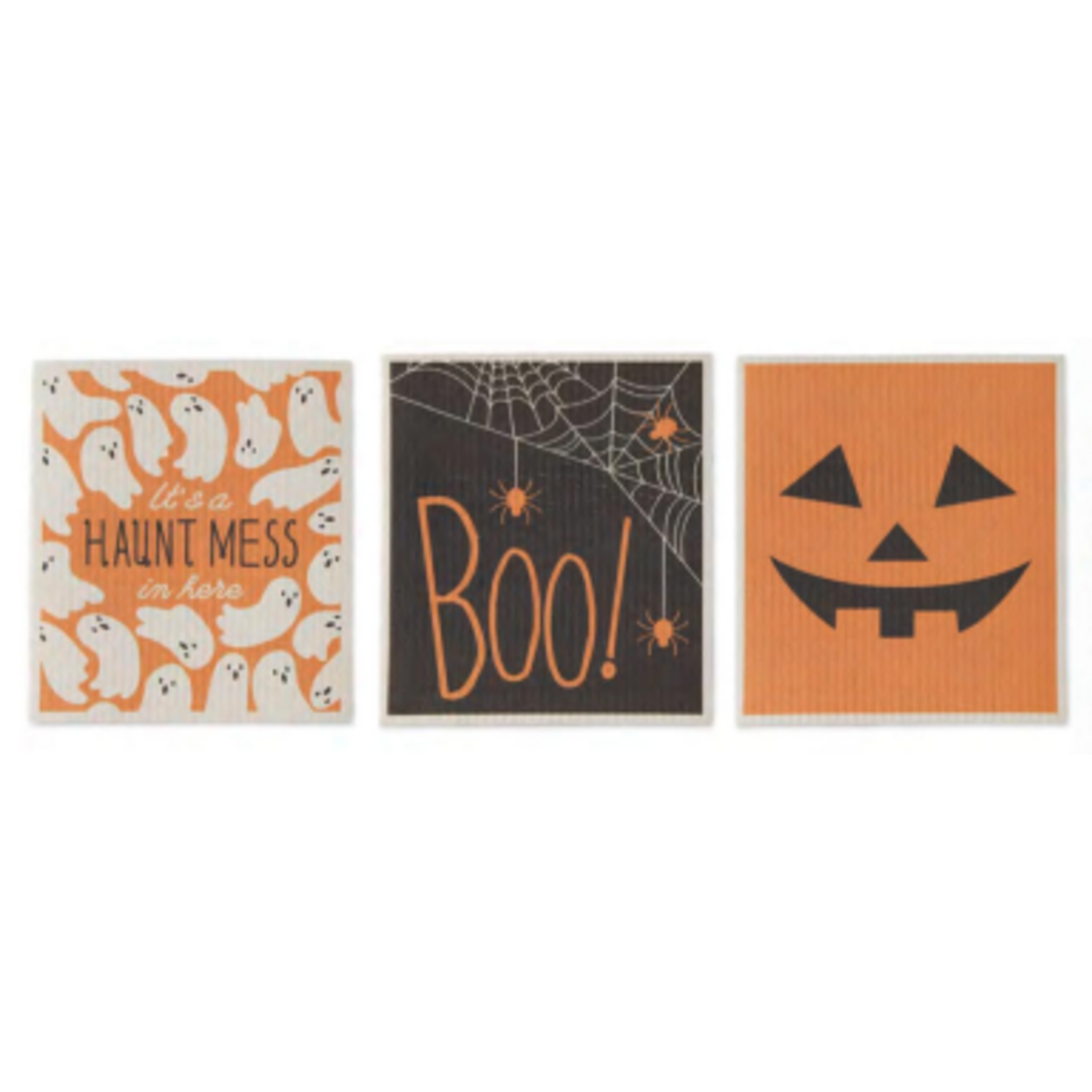 m. lynne designs spooky swedish dishcloth