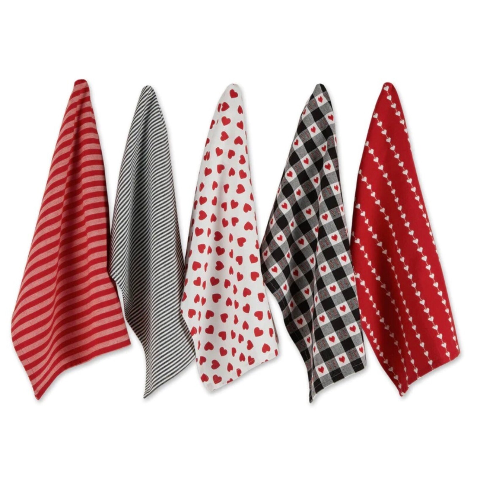 m. lynne designs valentine’s tea towel