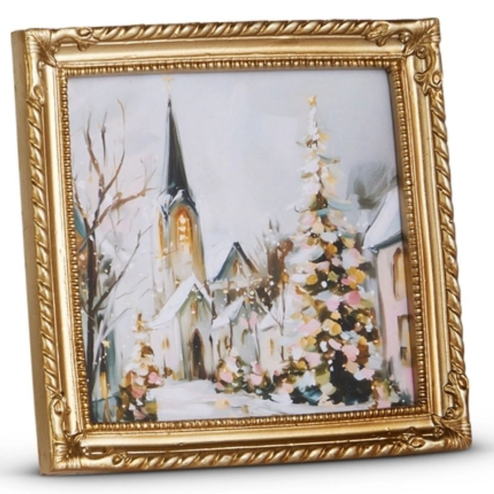 m. lynne designs twilight tidings framed canvas