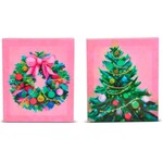 m. lynne designs brightmas wrapped canvas