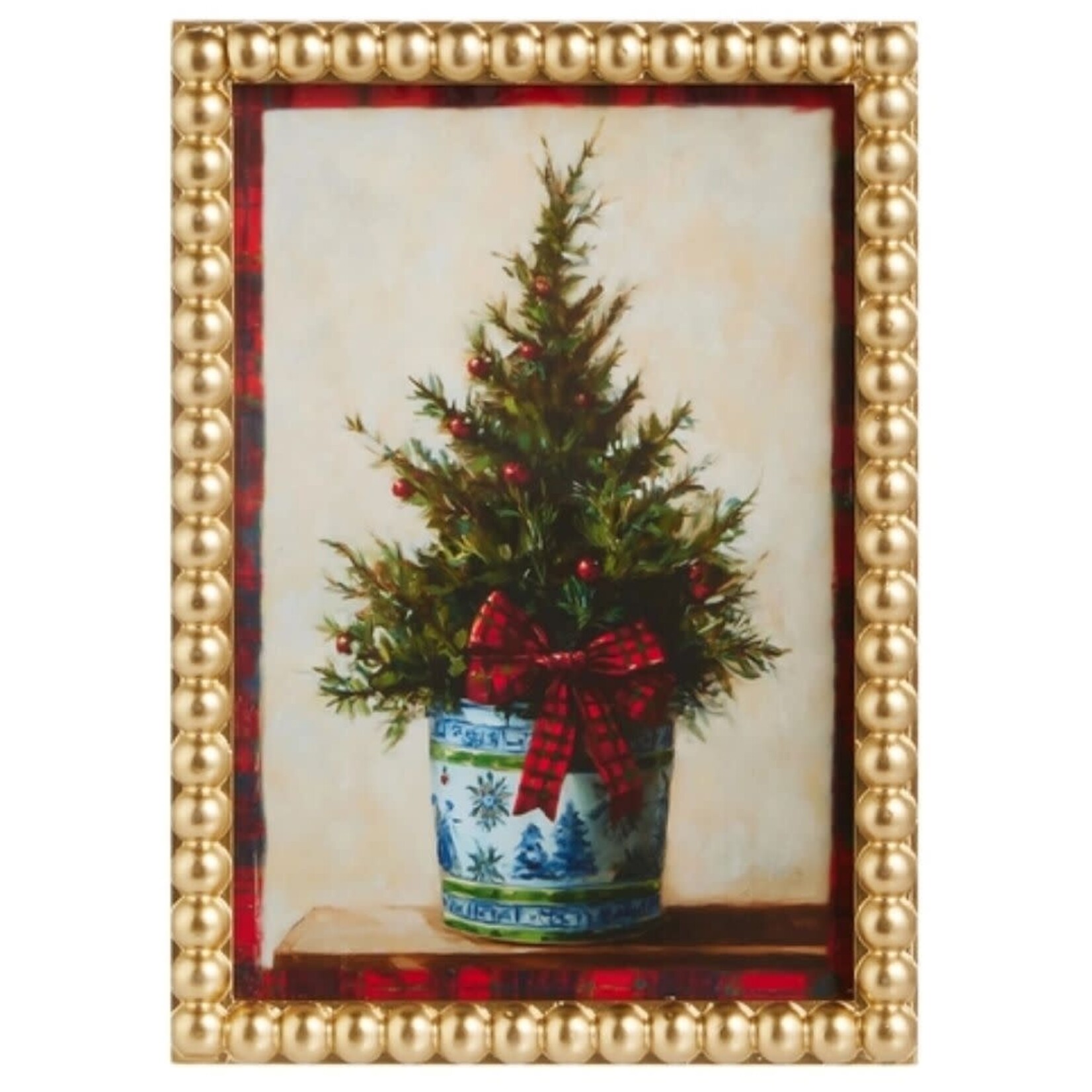 m. lynne designs nature's noel chinoiserie topiary art