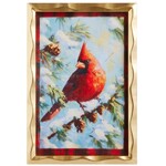 m. lynne designs nature's noel cardinal art