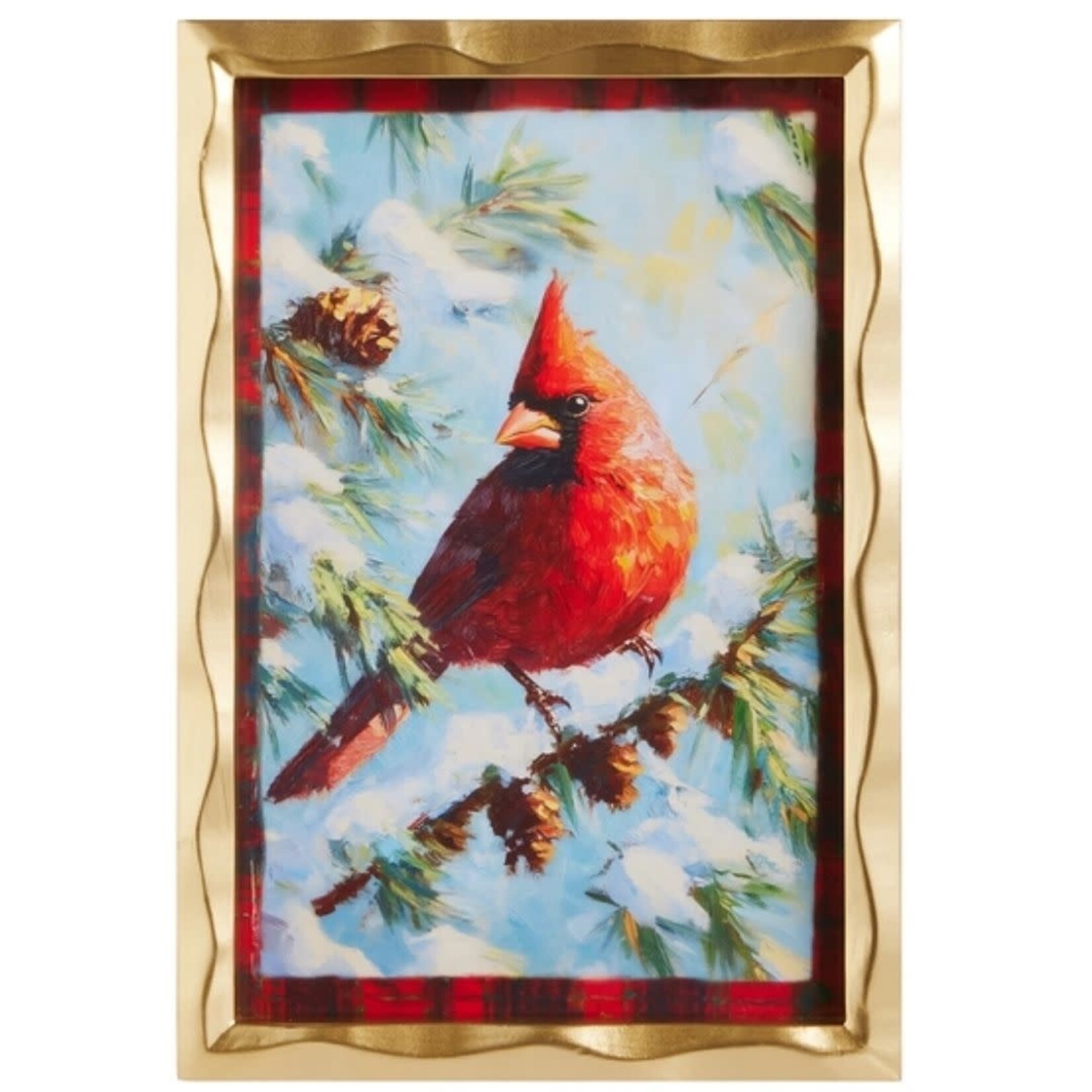 m. lynne designs nature's noel cardinal art