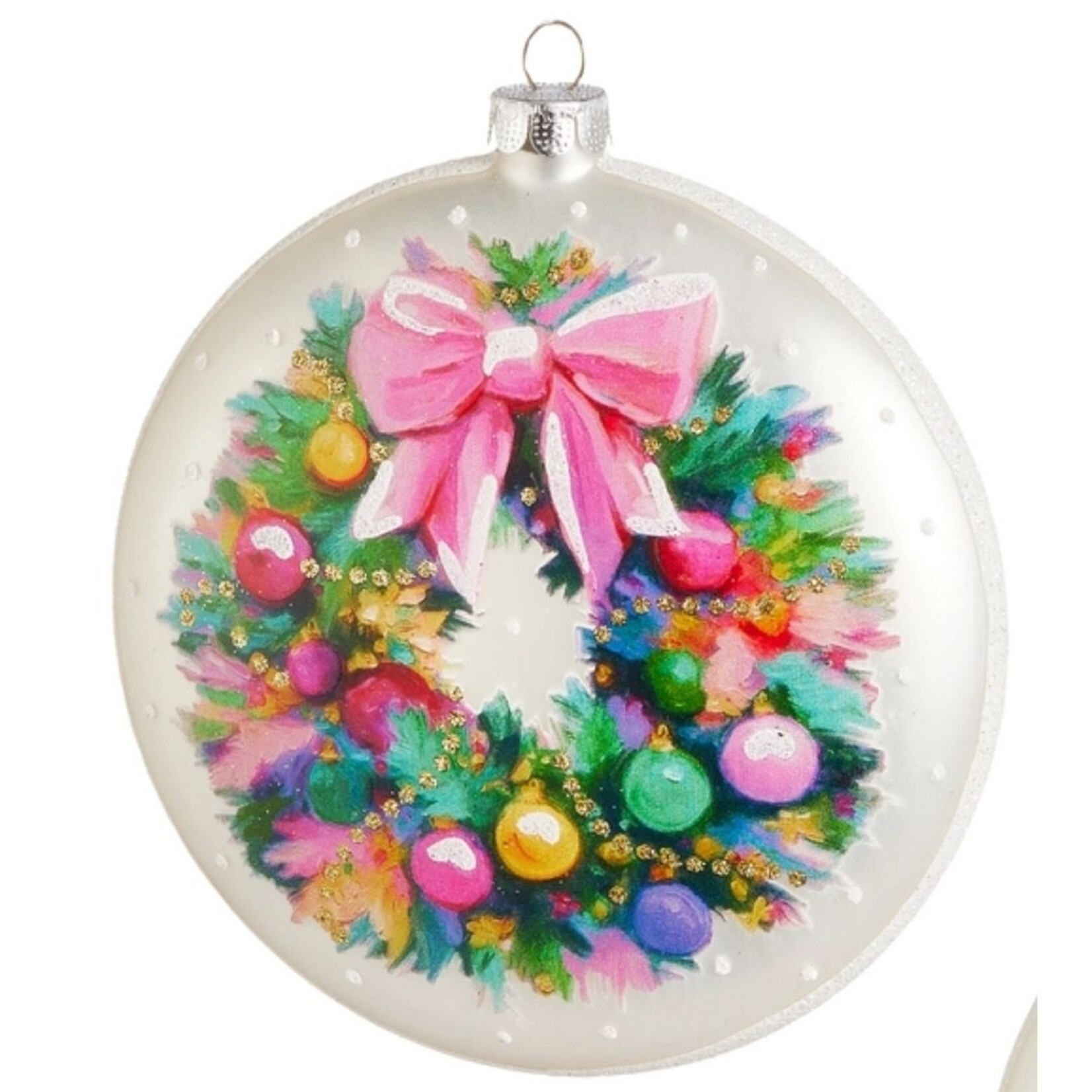 m. lynne designs brightmas disc ornament