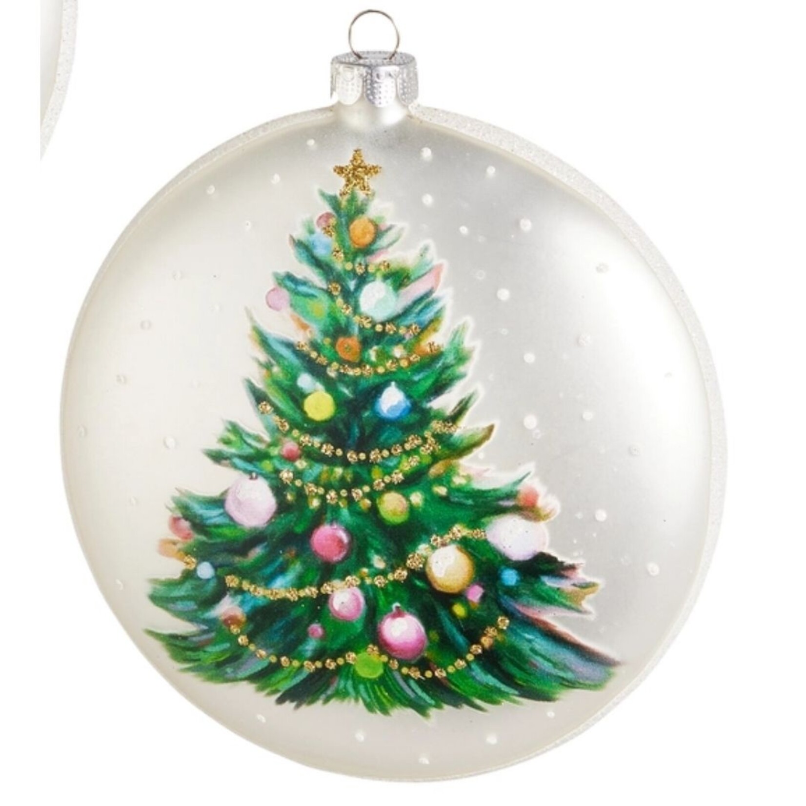 m. lynne designs brightmas disc ornament