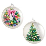 m. lynne designs brightmas disc ornament
