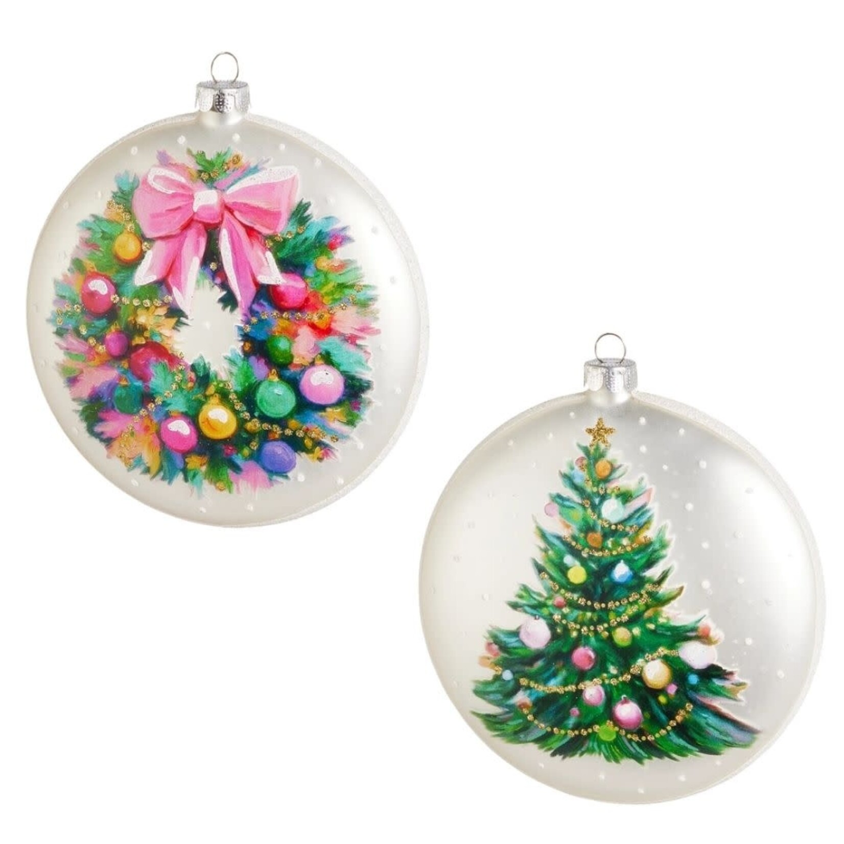 m. lynne designs brightmas disc ornament