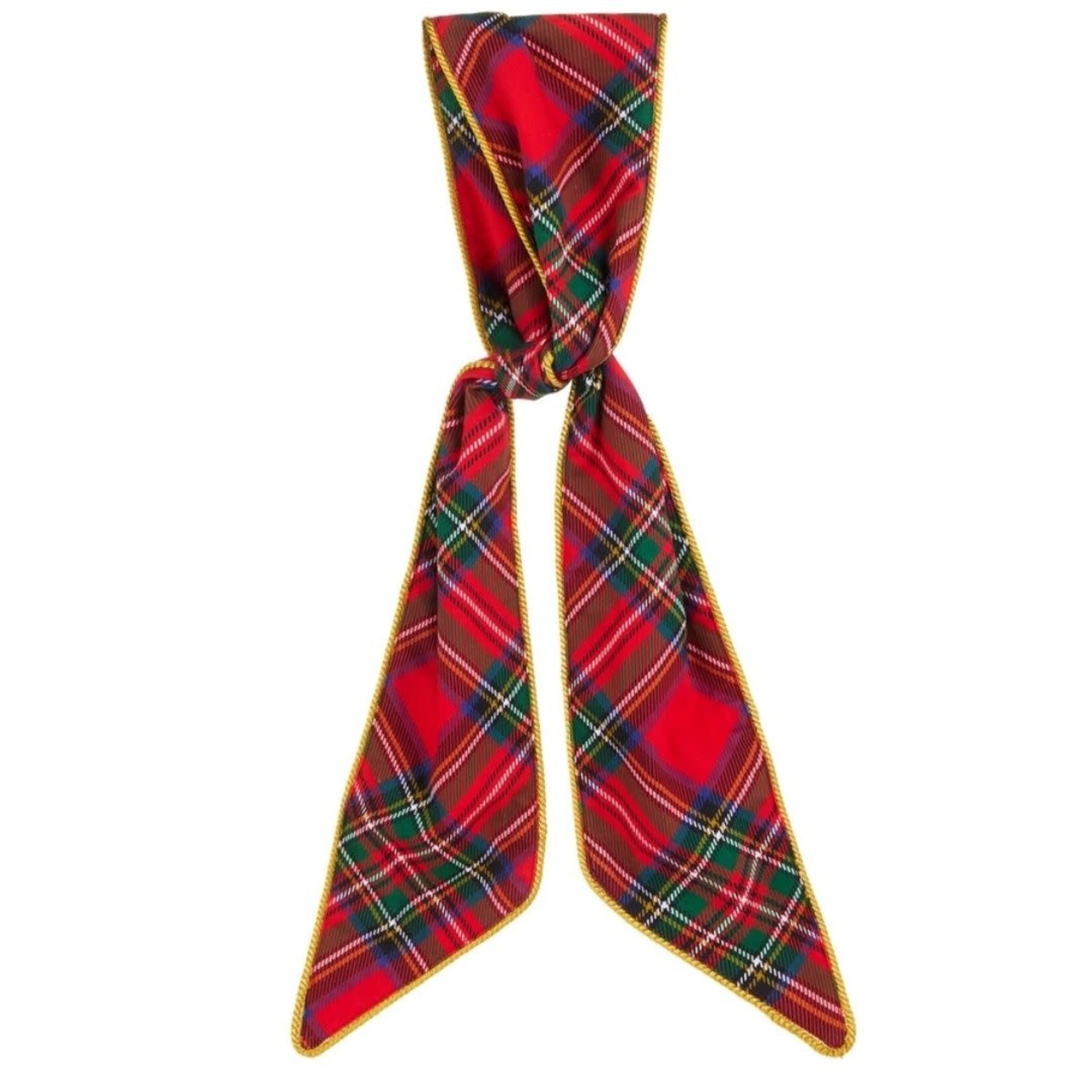 m. lynne designs homestead plaid wreath sash