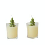 m. lynne designs tree candle in glass
