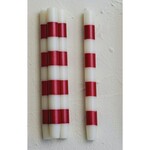 m. lynne designs red stripe taper
