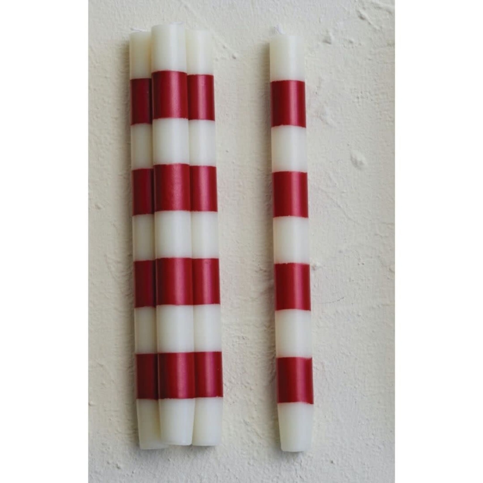 m. lynne designs red stripe taper