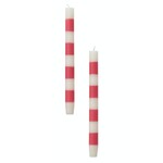 m. lynne designs pink stripe taper