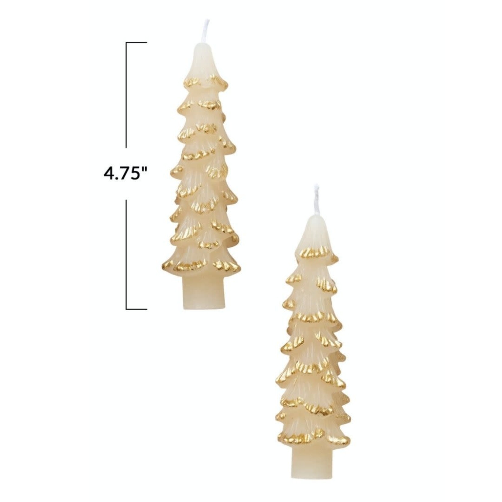 m. lynne designs cream taper tree with gold