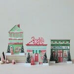 m. lynne designs lighted paper christmas village store
