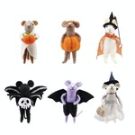 m. lynne designs felt mouse in halloween costume