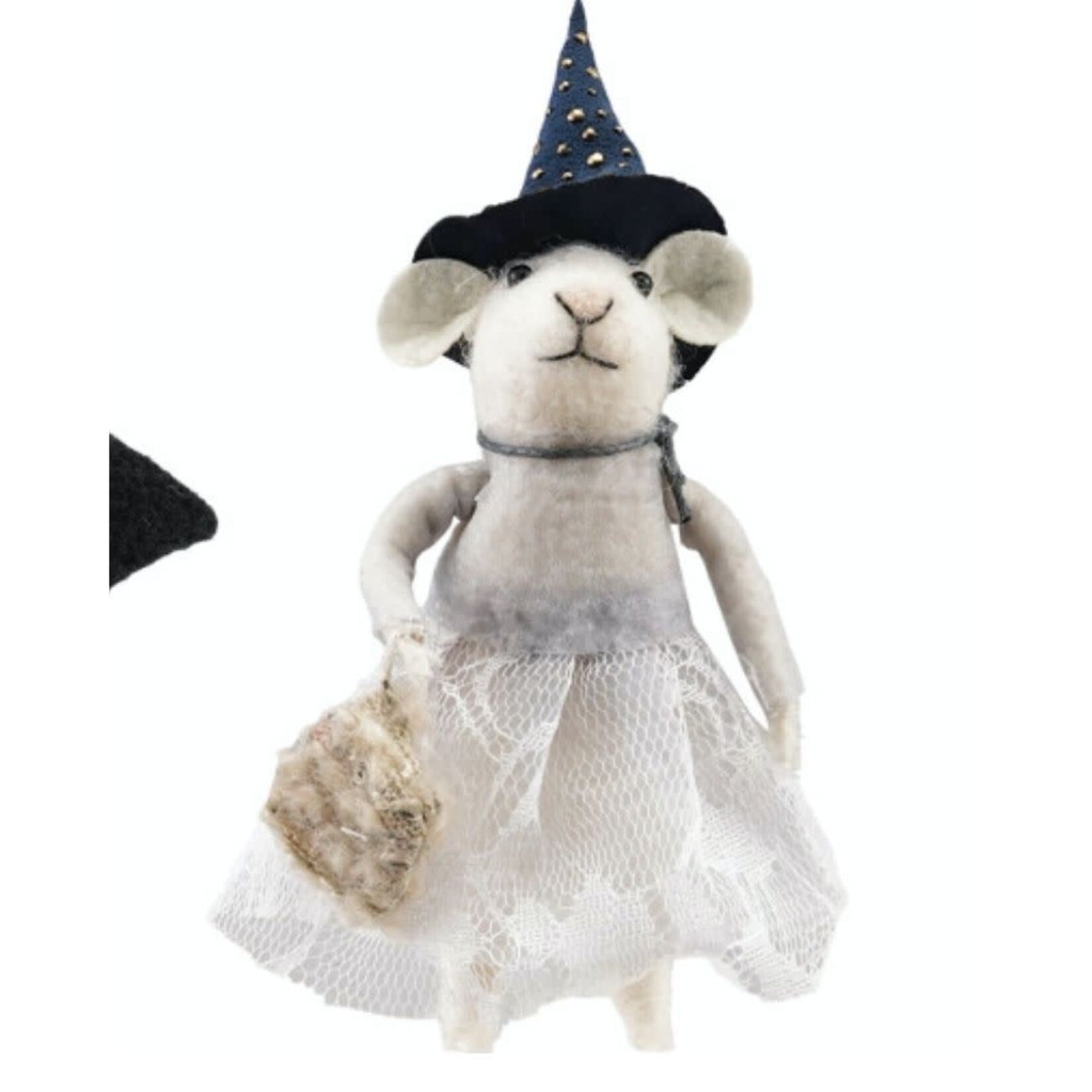 m. lynne designs felt mouse in halloween costume