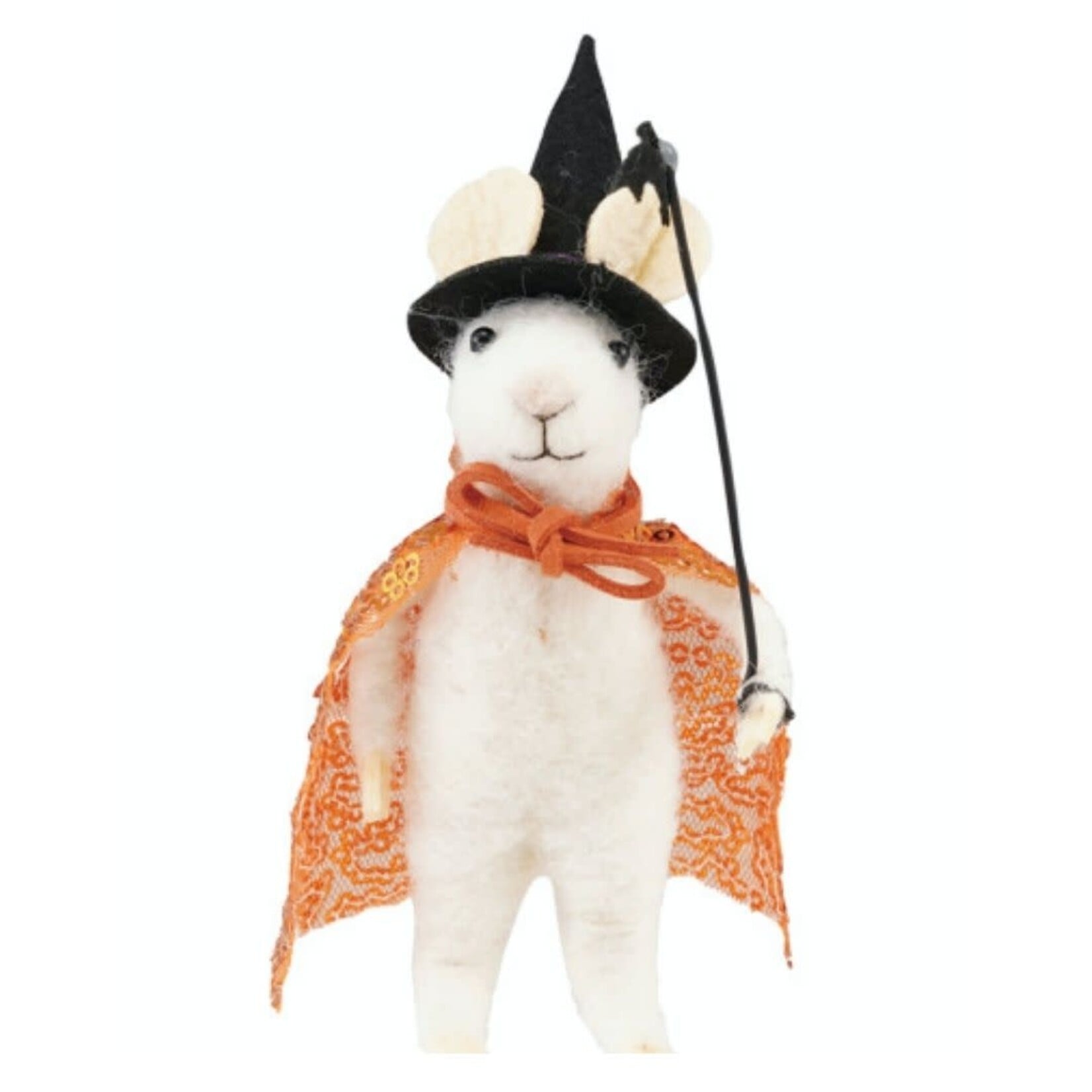m. lynne designs felt mouse in halloween costume