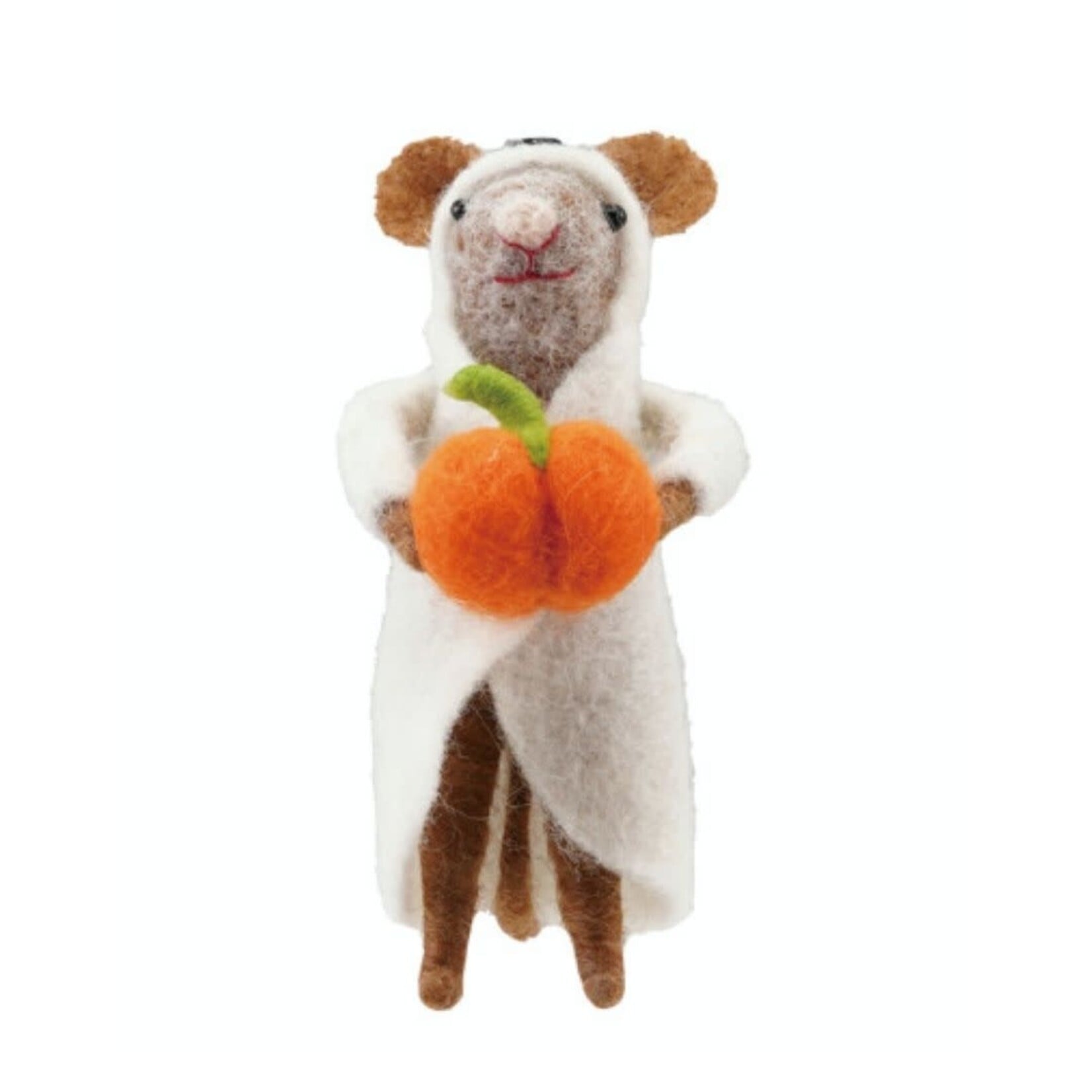 m. lynne designs felt mouse in halloween costume