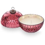 m. lynne designs red balsam and cedar mercury ornament candle