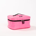 SCOUT Bags pop pink box quilted all aboard train case