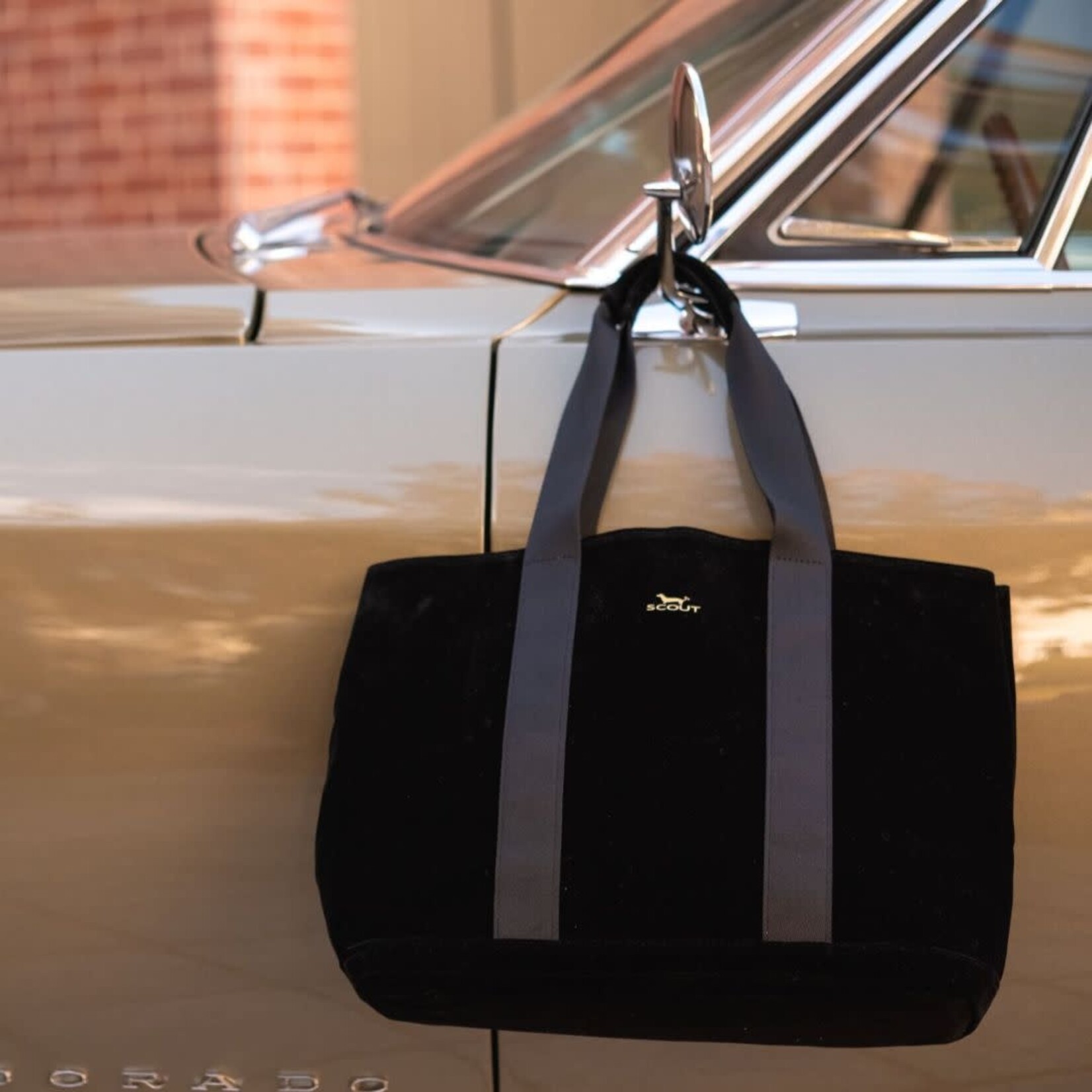SCOUT Bags black velvet miss manors tote