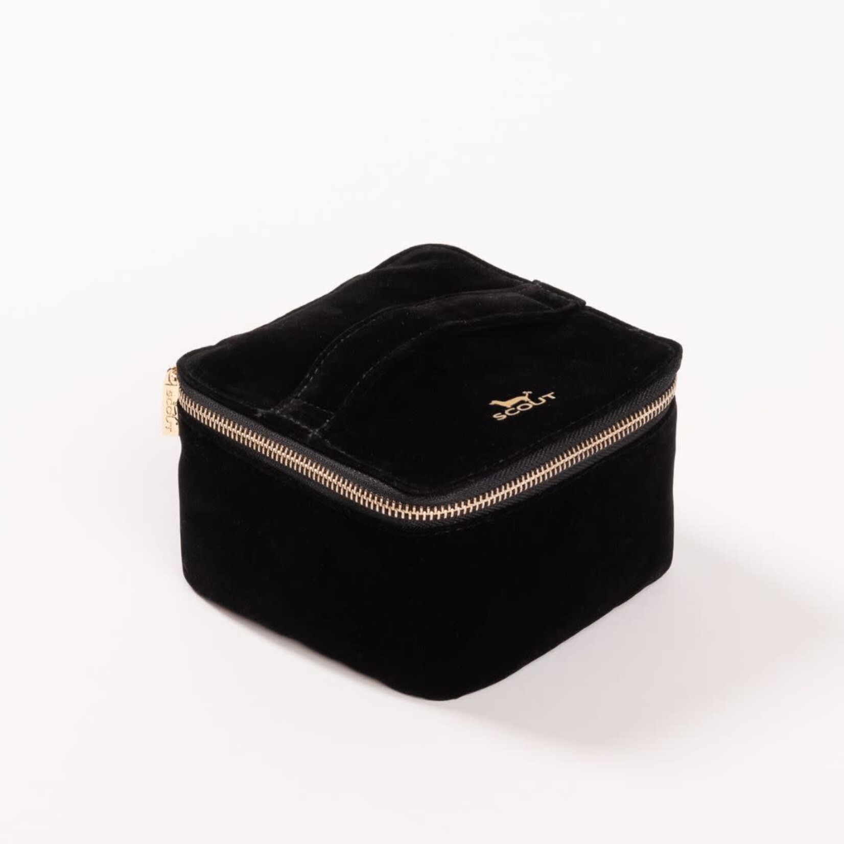 SCOUT Bags black velvet hidden gem jewelry case