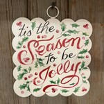 the round top collection scallop 'tis the season charm