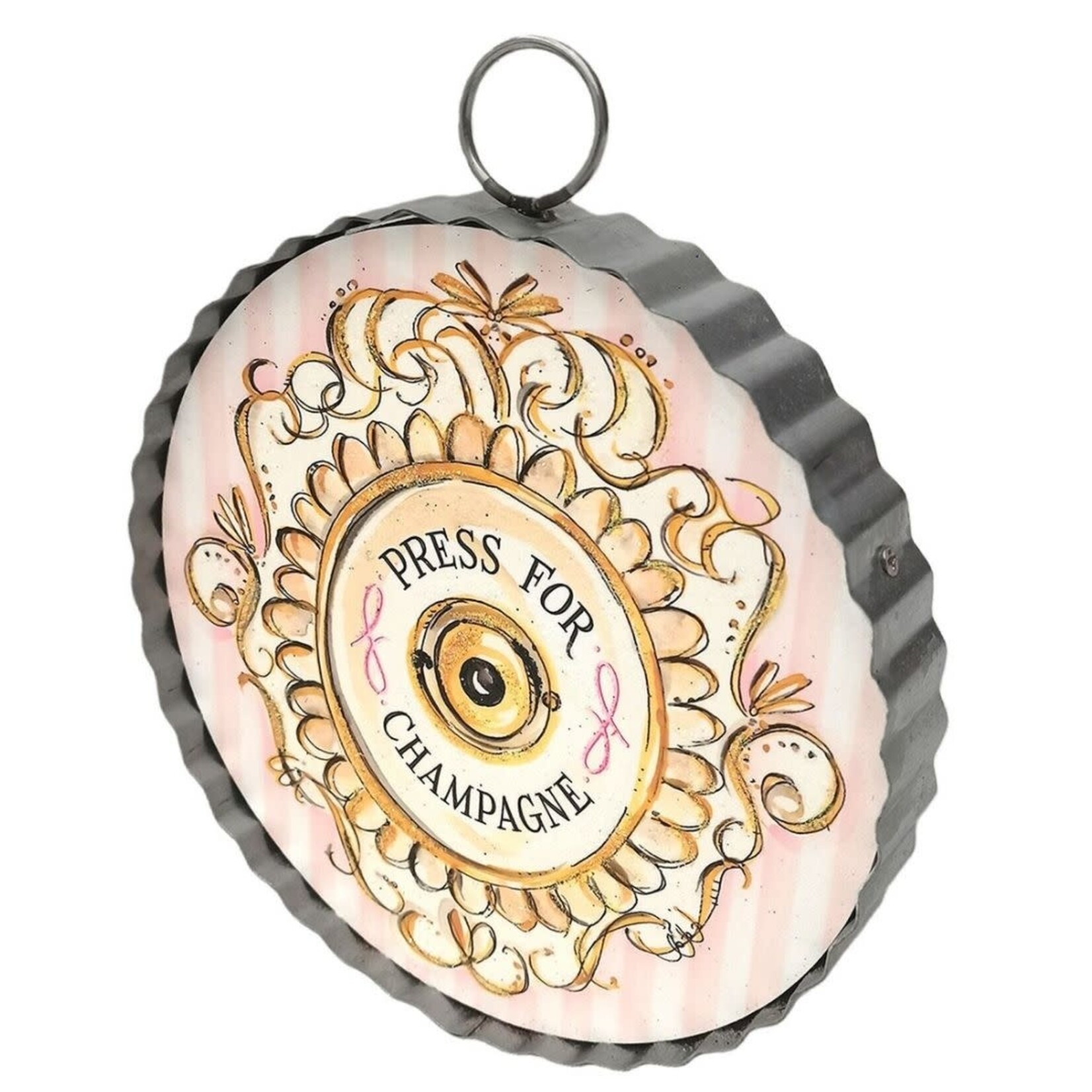 the round top collection press for champagne charm