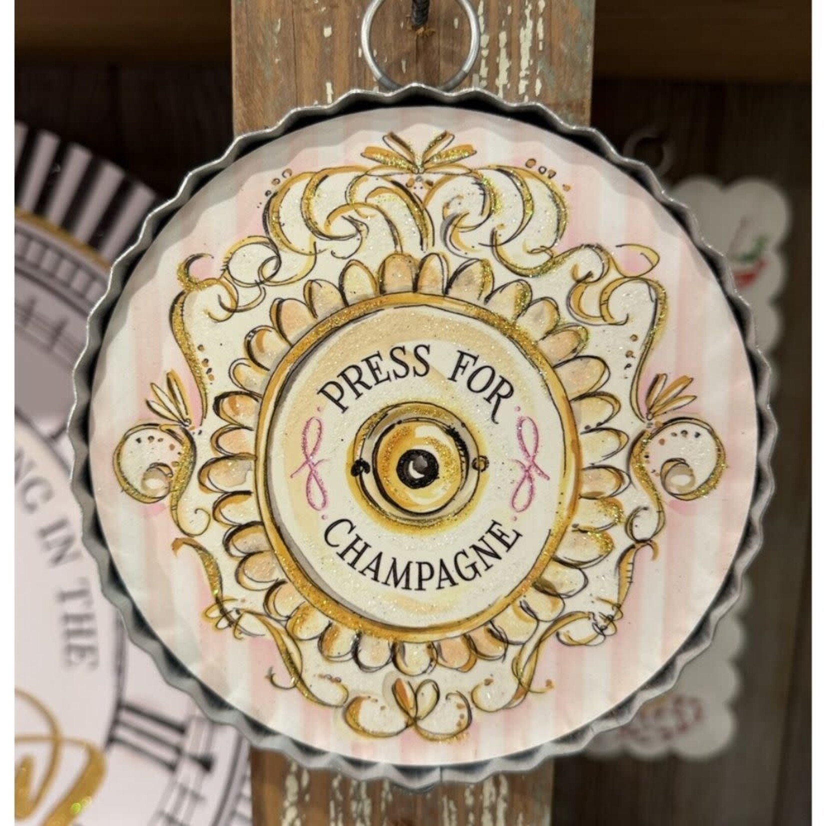 the round top collection press for champagne charm