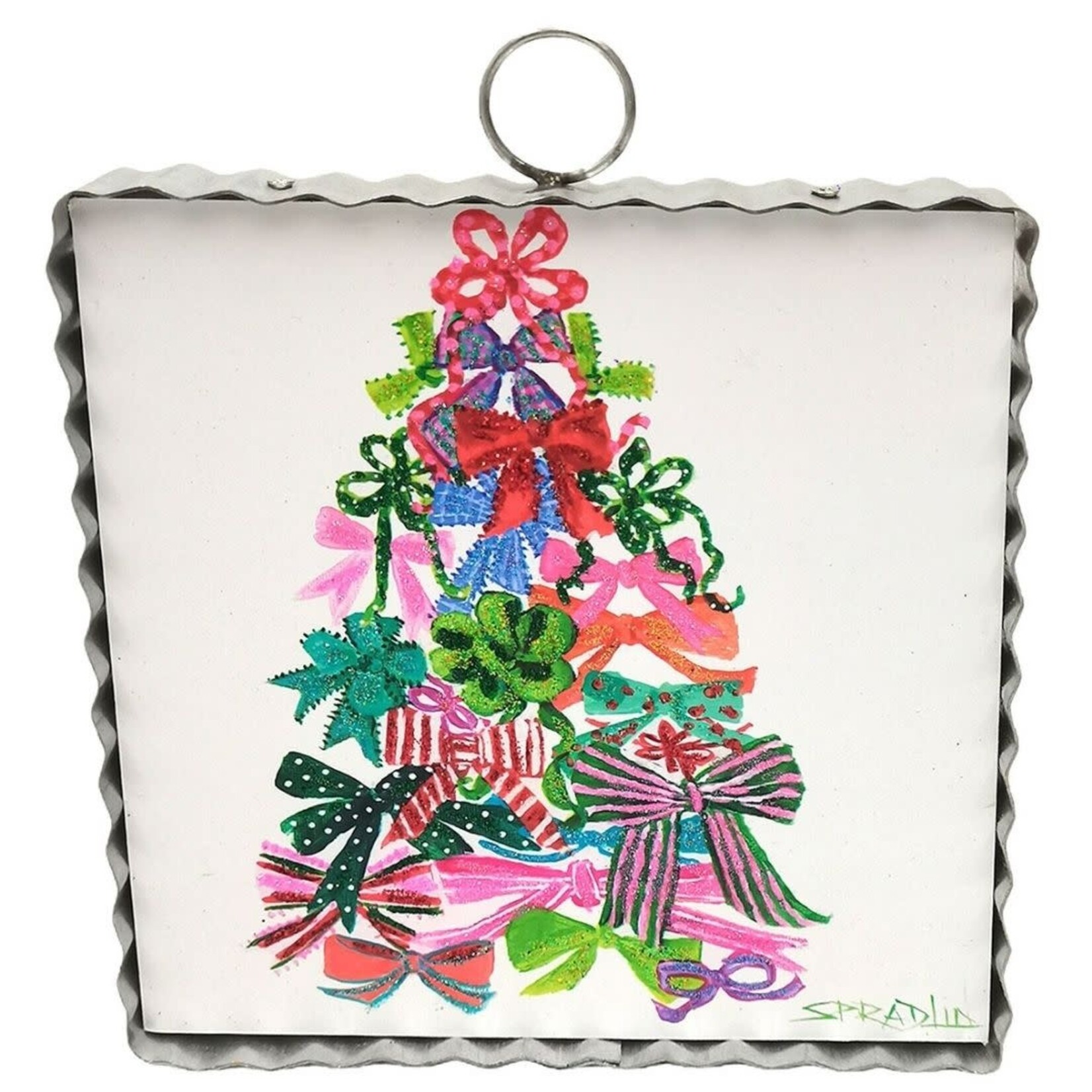 the round top collection bow tree charm