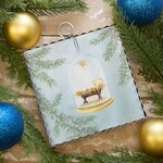 the round top collection baby Jesus ornament charm