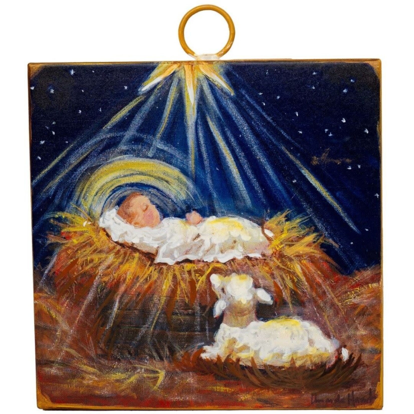 the round top collection guardian lamb charm