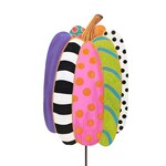 the round top collection party pumpkin tall medium stake