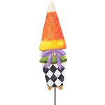 the round top collection whimsy candy corn topiary stake