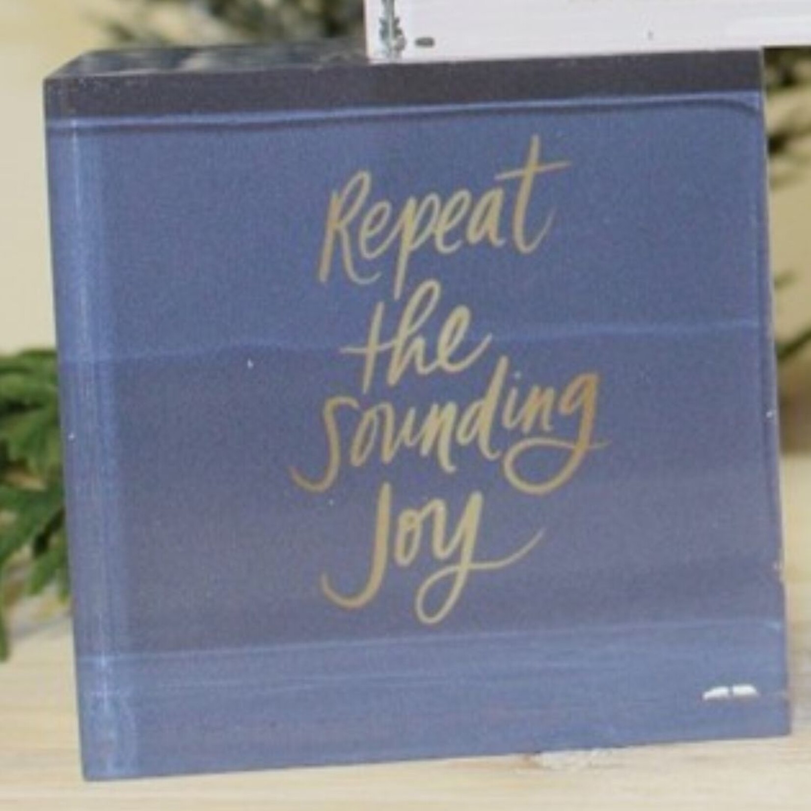 m. lynne designs holiest night acrylic block