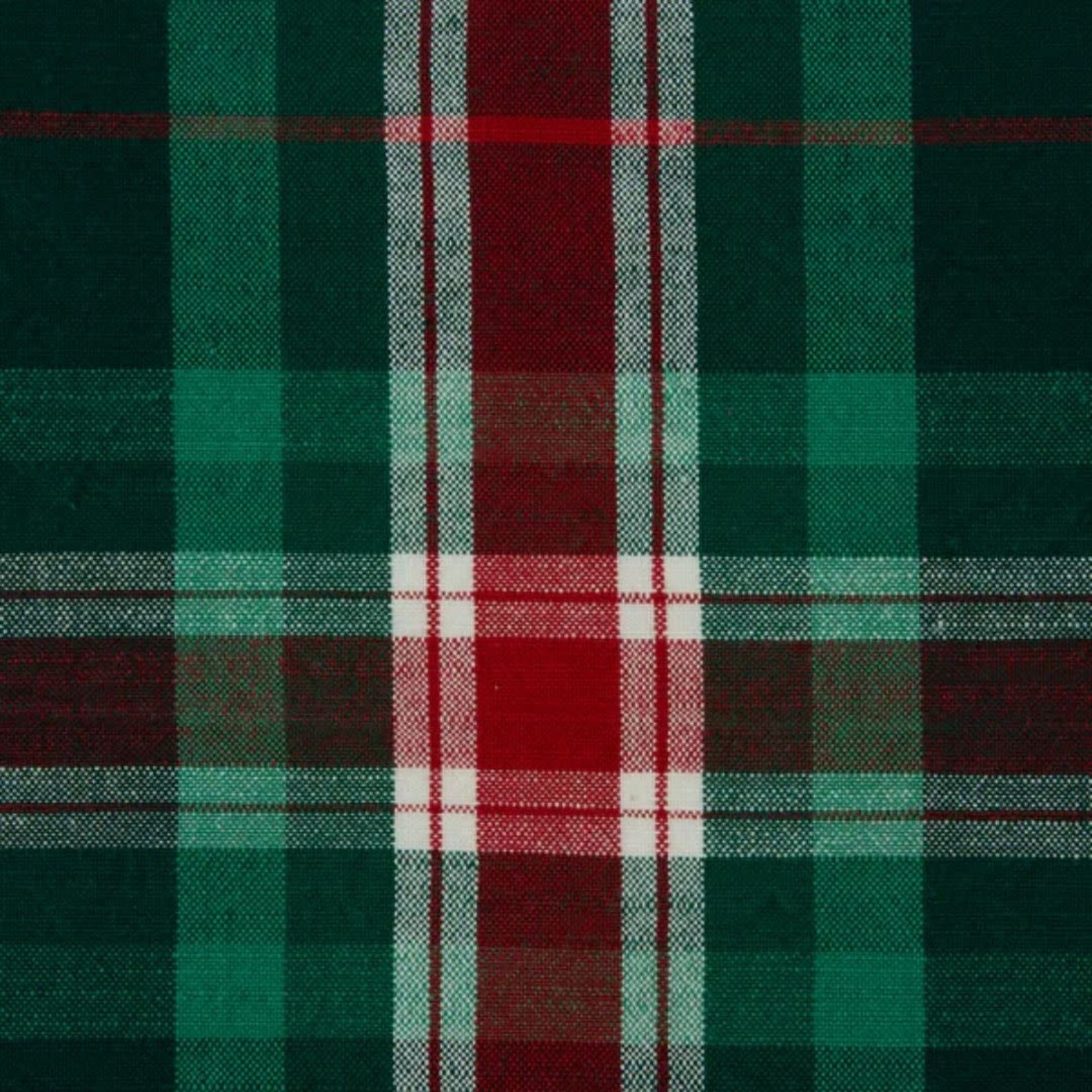 m. lynne designs christmas plaid tea towel