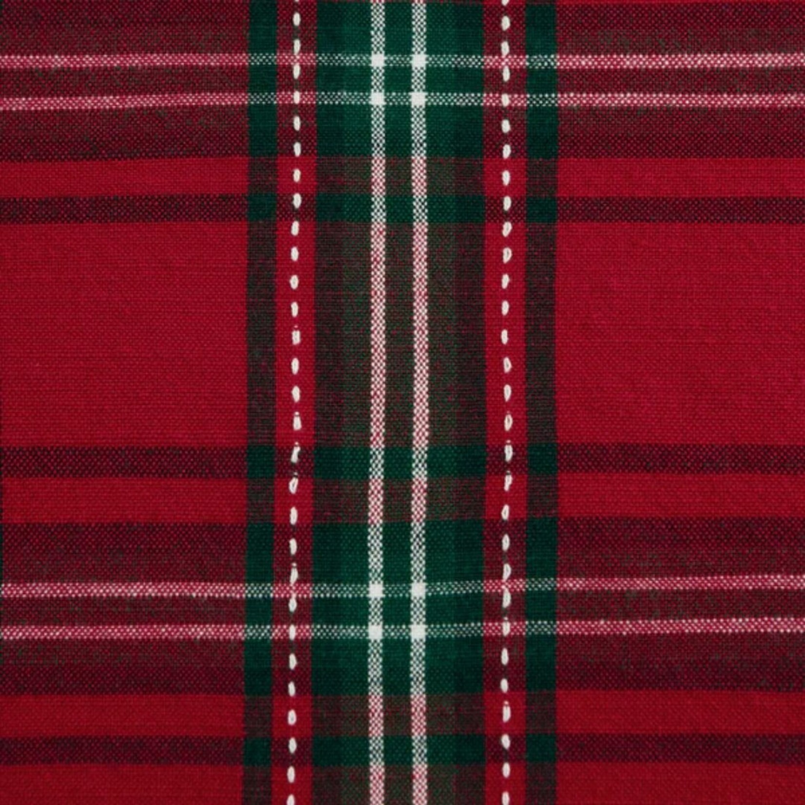 m. lynne designs christmas plaid tea towel