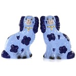 m. lynne designs blue staffordshire spaniel