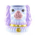 m. lynne designs purple staffordshire dog vase