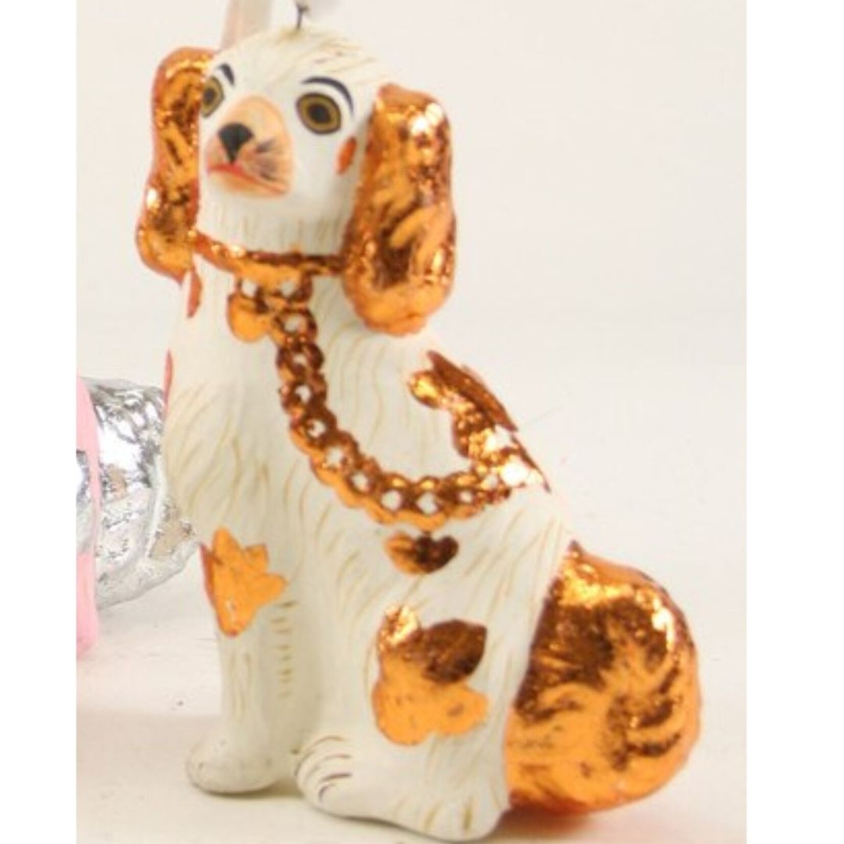 m. lynne designs prized spaniel staffordshire dog ornament