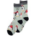 m. lynne designs holiday penguin socks