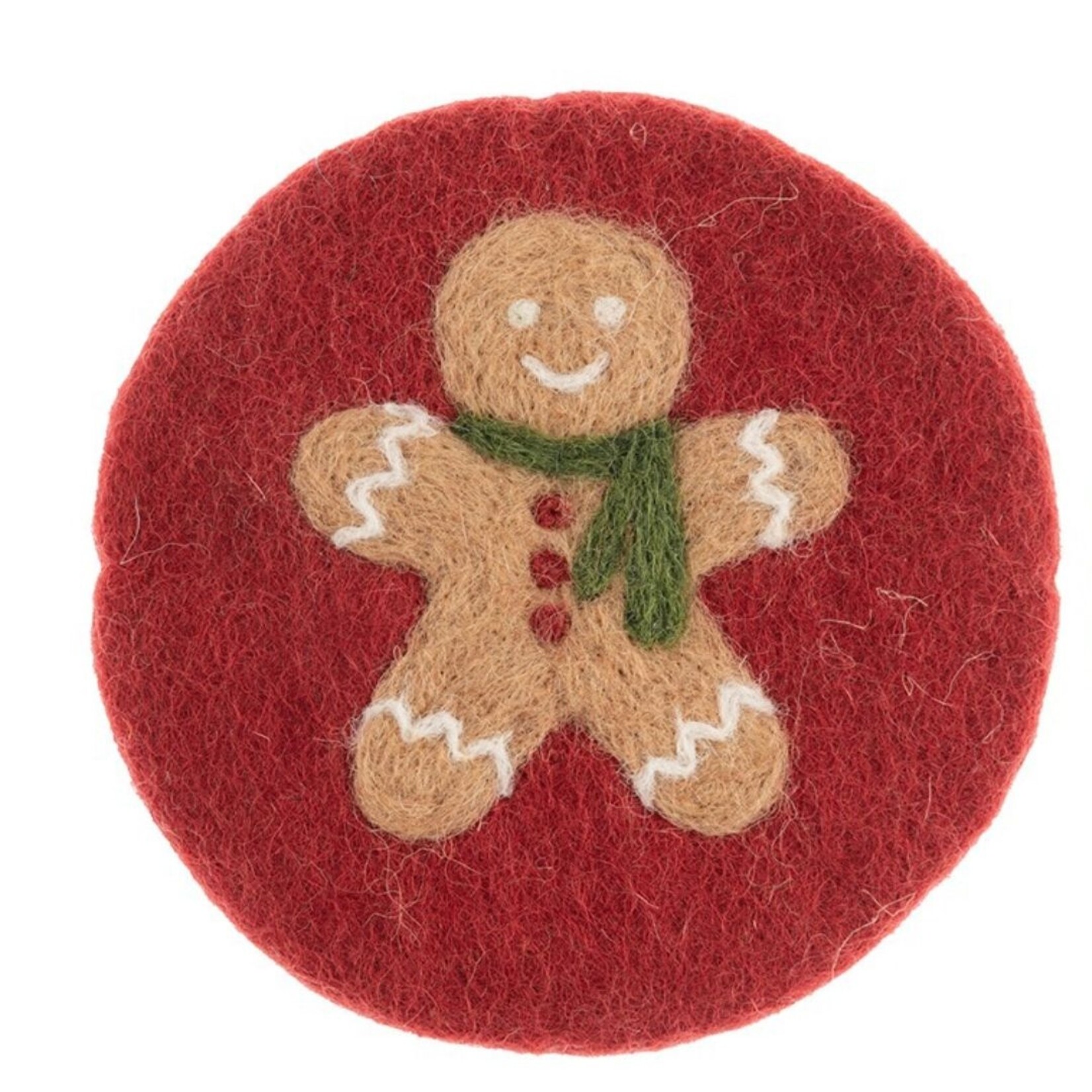 m. lynne designs felt gingerbread coaster