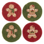 m. lynne designs felt gingerbread coaster