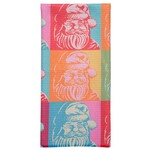 m. lynne designs retro santa microfiber tea towel