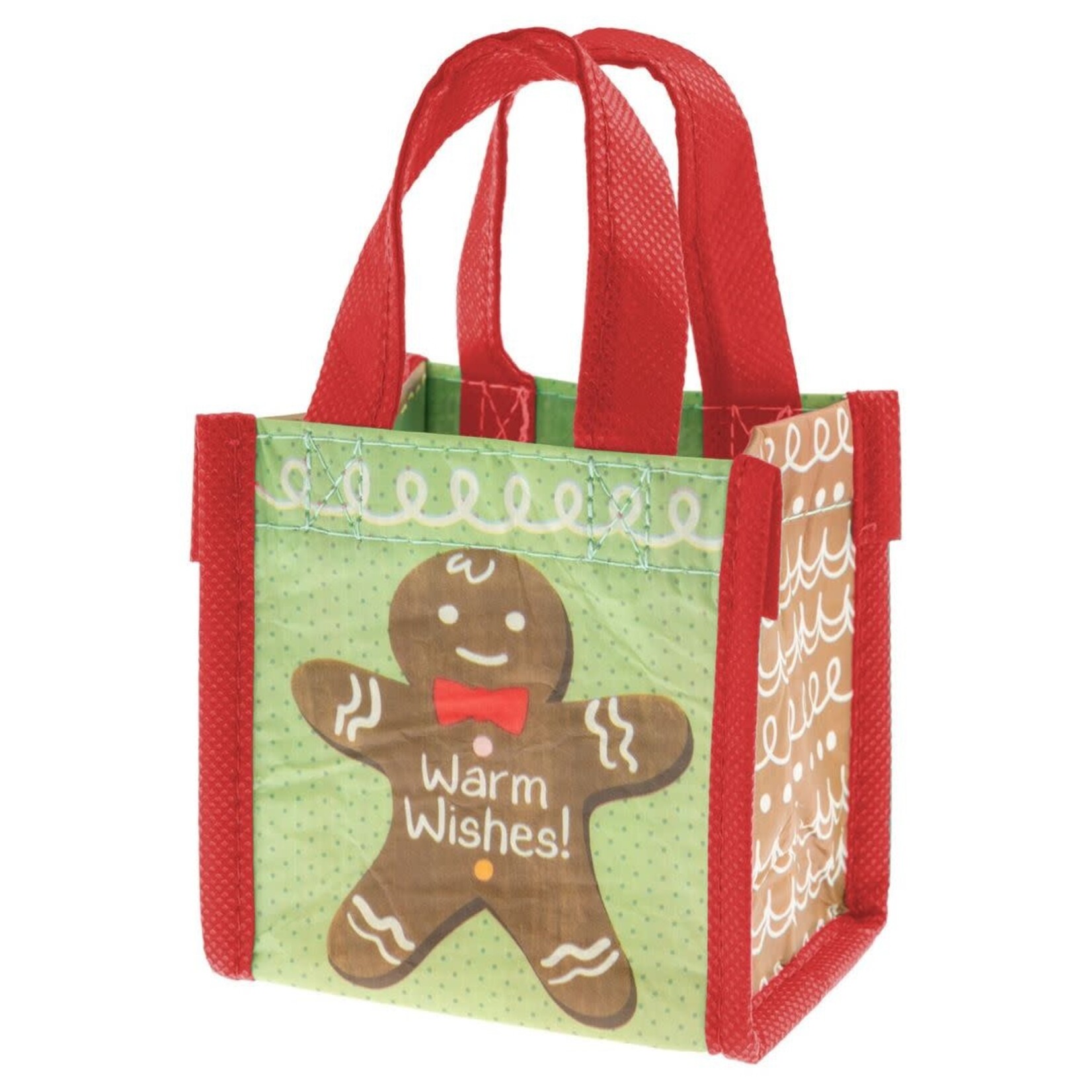 m. lynne designs gingerbread recycled tiny bag